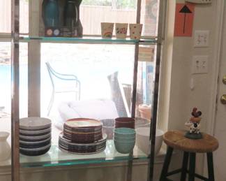 Chrome shelves