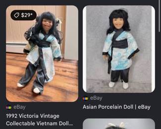2 of these Victoria vintage dolls