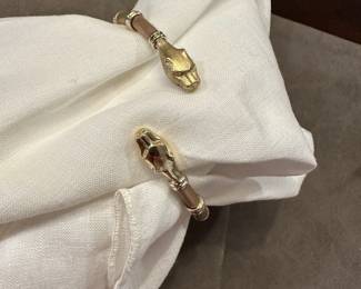 14k gold flexible bracelet