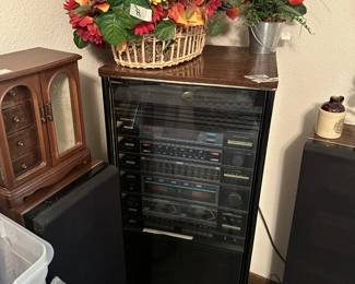Another Very Nice Stereo System and Cabinet