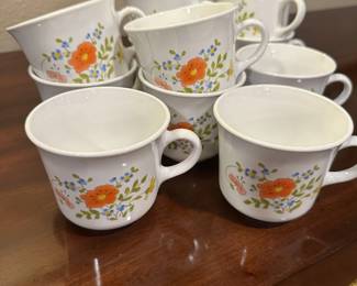 Corelle cups "Wildflower"
