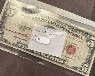 1953 Star Note with red seal