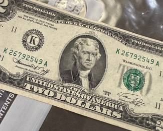 two dollar bill