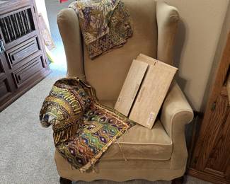 arm chair, collectible stamps sets
