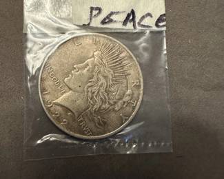 1922 Morgan Peace Dollar