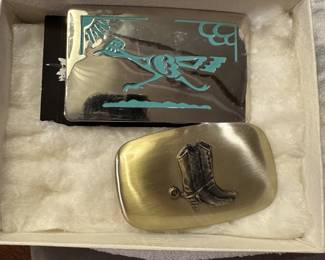 2 Belt Buckles