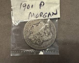 1901 Morgan Silver Dollar