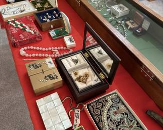 Costume Jewelry and evening bags