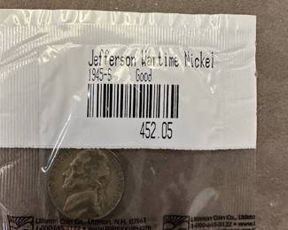 1945-S Wartime Jefferson Nickel-Good