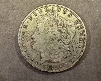 1921 S Silver Dollar