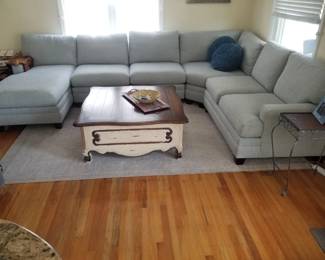 Nearly new sectional sofa by Bassett