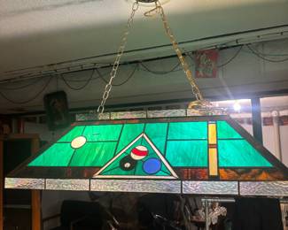 Stained glass pool light