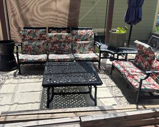 Patio set wrought iron