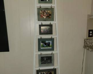 Ladder picture frame