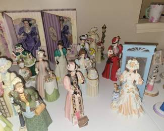 Large collection of  Avon's collectible Mrs. Albees