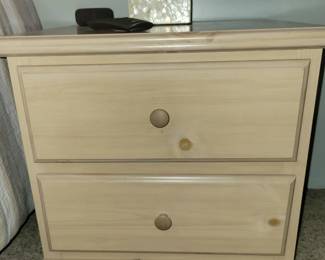 Blonde nightstand 