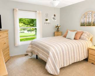Queen bedroom,  comforter, pillows available 
