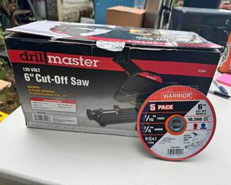 Drill master 6 CutOff Saw  BRAND NEW IN BOX