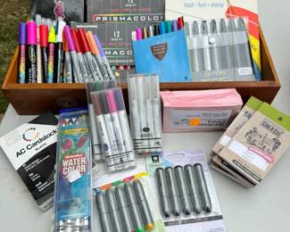 Artist Craft Supplies Pens Pencils  More