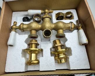 Old Style Shower Spigot Brass Handles