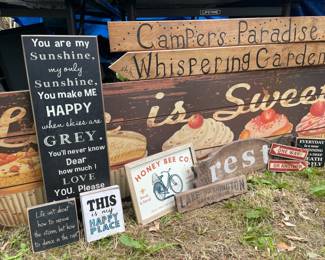 Wall And Desk Decor Word Signs