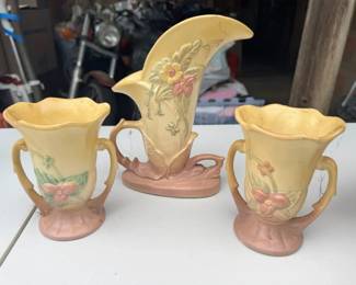 Hull Pottery Flower Vases