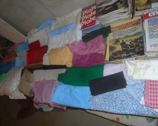 Assorted cloth pieces
