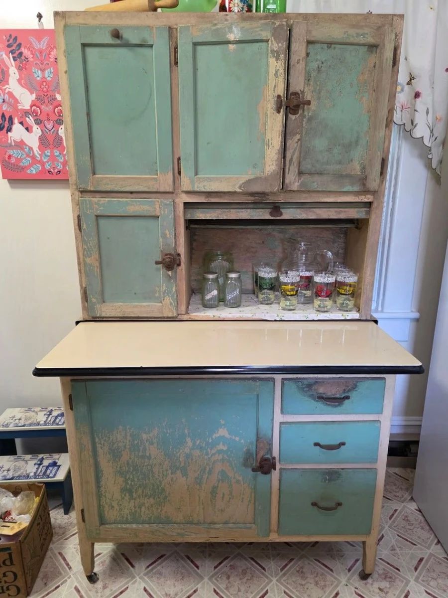 3 piece hoosier cabinet
