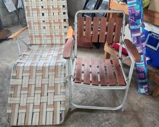 Vintage lawn chairs