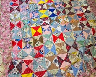 Vintage quilt top