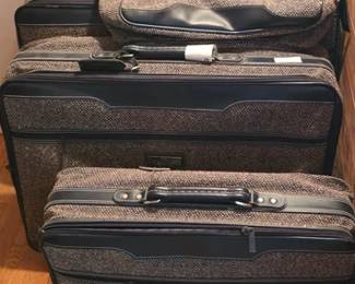Set of vintage Jordache luggage