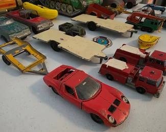 Assortment of Tootsie Toys and Matchbox cars