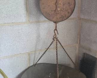 Antique Hanson dairy scale