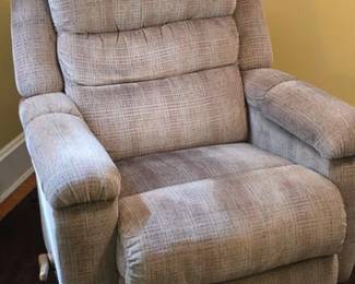 Large lever-operated La-Z-Boy recliner