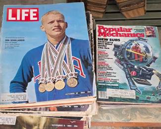 Collection of vintage magazines