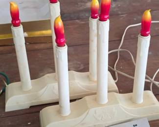 Vintage window candle sets