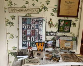 A full table of Wheaton items