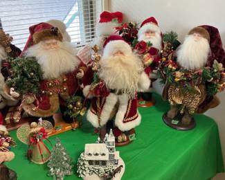 Terrific group of Santas
