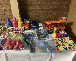 Variety of toys