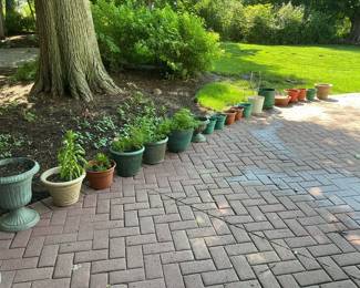 Variety of all size pots….