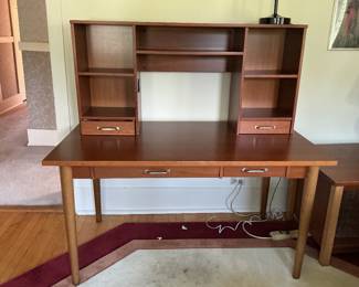 Table desk with separate top. Priced separately
