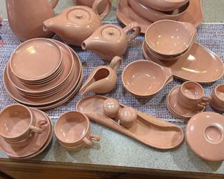 Russell Wright Coral pottery…53 pieces.
