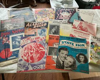 Vintage sheet music….from the early 1900’s