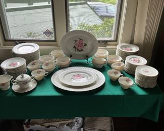 Theodore Haviland Regents “Rose” pattern. Designed from the Regent garden in London