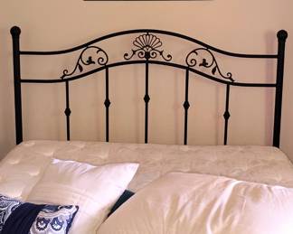 Ansel Adams Print, Metal Bed Frame