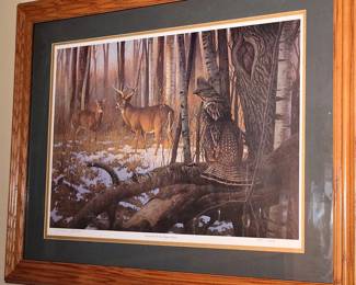 1993 Signed Print "Friends of the Forest by Haden Lambson