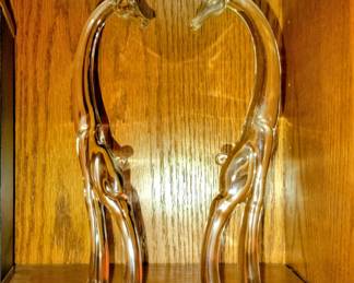 Vintage Heisey Giraffes