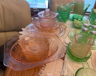 Vtg Glassware