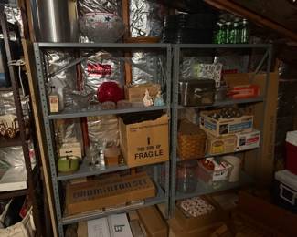 Storage Shelves, Misc Decor