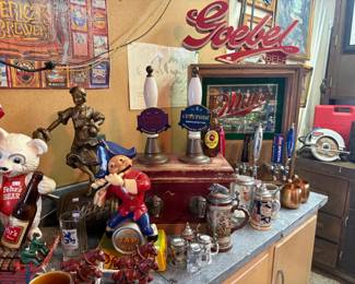 Miller High Life Miller with Beer Tap, Beer Memorabilia 
